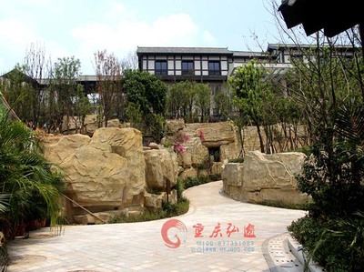 悅榕莊--園林假山塑石_重慶假山丨重慶假山制作丨重慶主題樂園裝修丨重慶雕塑制作丨假山塑石丨游樂場(chǎng)裝修丨園林景觀丨辰可實(shí)業(yè)